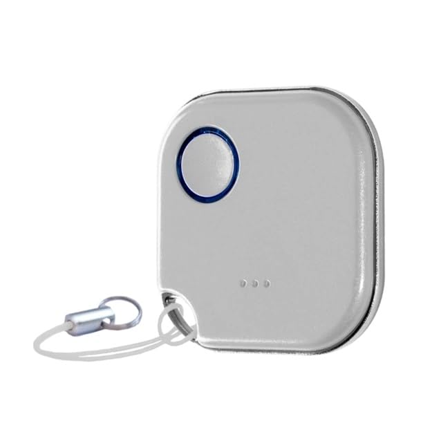 Shelly BLU Button1 | Confezione da 2 | Pulsante di azione e di attivazione delle scene controllato Bluetooth | Automazione domestica | App iOS Android | Lunga durata della batteria | Indicatore LED |