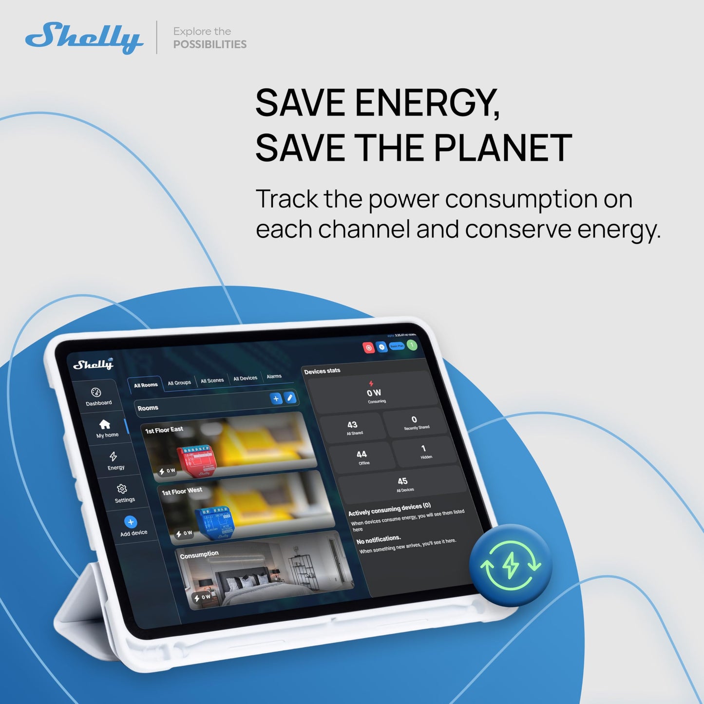 Shelly Plus 2PM, Interruttore Intelligente Relé WiFi & Bluetooth, 2 Prese Elettriche - 16A, Monitora i Consumi, Tende/Persiane/Tapparelle, Domotica, Nessun Hub, Alexa/Google Home, iOS Android, 2 Pezzi