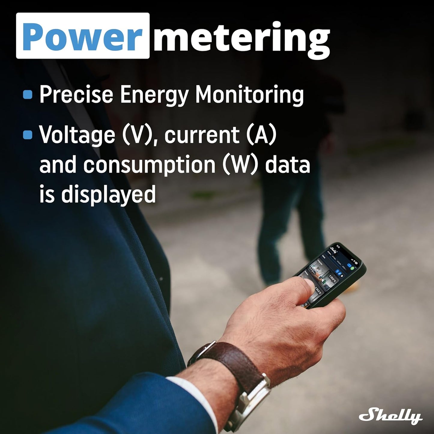 Shelly Pro Dimmer 0/1-10V PM, Regolatore di Luminosità Intelligente, Regolazione dell'intensità Luminosa, Misurazione della Potenza, Programmi Intelligenti, Nessun hub Richiesto, Wi-Fi, Bluetooth, LAN