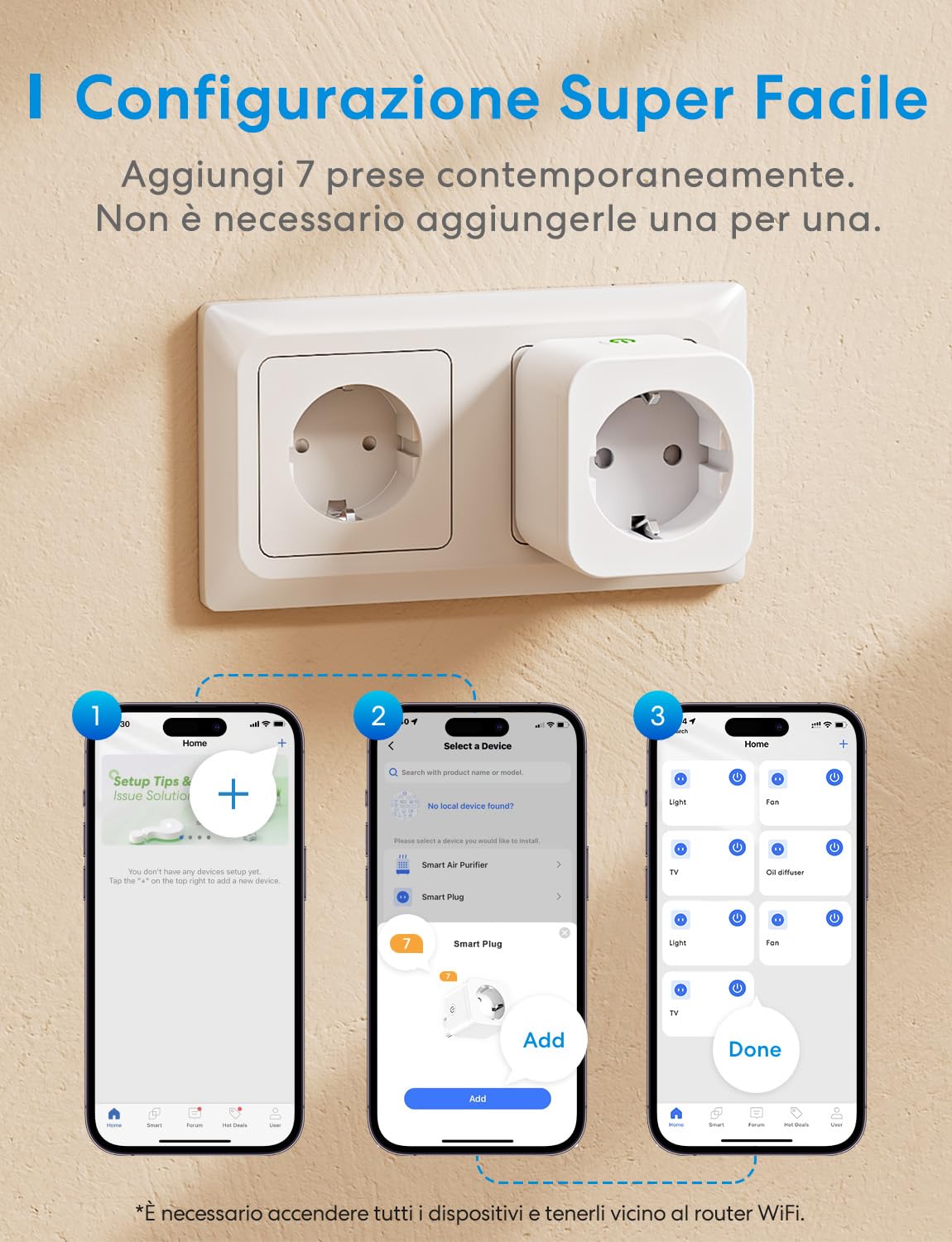 Meross Presa Smart WiFi, Presa Intelligente Italiana, Smart Plug con Monitoraggio Energia 16A 3840W, Funzione Timer, Compatibile con Amazon Alexa, SmartThings, Google Assistant, APP Controllo Remoto
