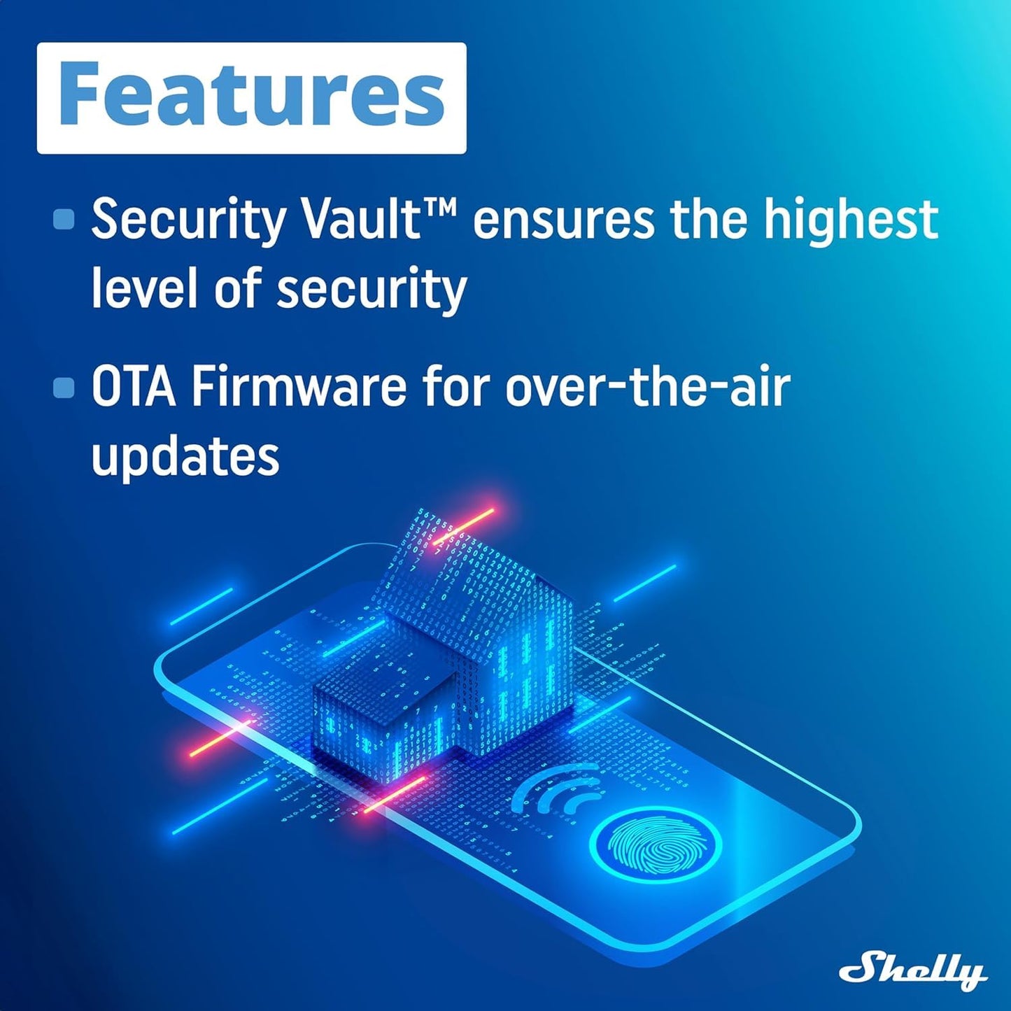 Shelly Qubino Wave 1PM | Confezione da 2 | Z-wave Smart Interruttore, 1 canale 16 A con misurazione della corrente | Automazione domestica | Z-Wave Gateway | Basso consumo energetico | Ripetitore di