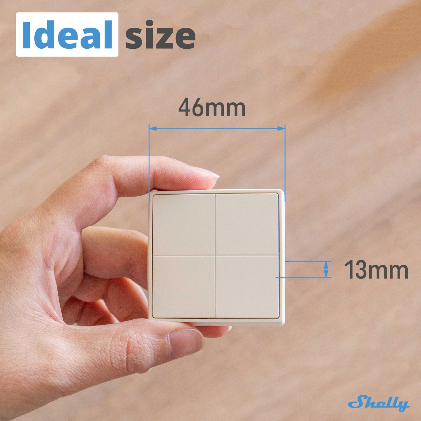 shelly Adattatore per interruttore a parete Shelly Gira e Merten - Shelly Wall Switch Adapter Gira and Merten
