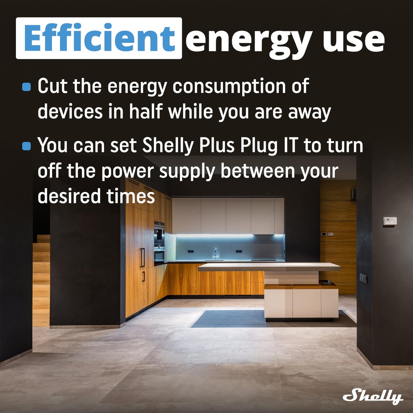 Shelly Plug IT, Presa Intelligente WiFi & Bluetooth Italiana (Type L) - 2300W (10A), Monitoraggio Energia, Consumi, Controllo Vocale e Remoto, iOS Android, Alexa Google Home SmartThings