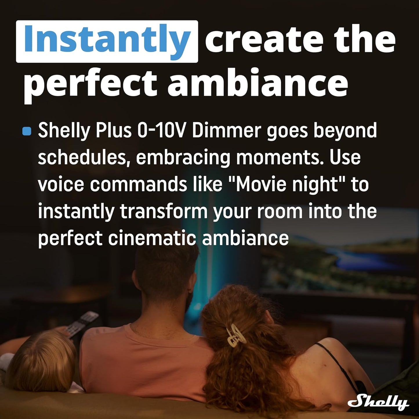 Shelly Plus Dimmer 0-10V, Interruttore Dimmer Intelligente WiFi e Bluetooth, Luci Dimmerabili, Controllo Remoto, Domotica, Alexa e Google Home, iOS Android, Nessun Hub Richiesto