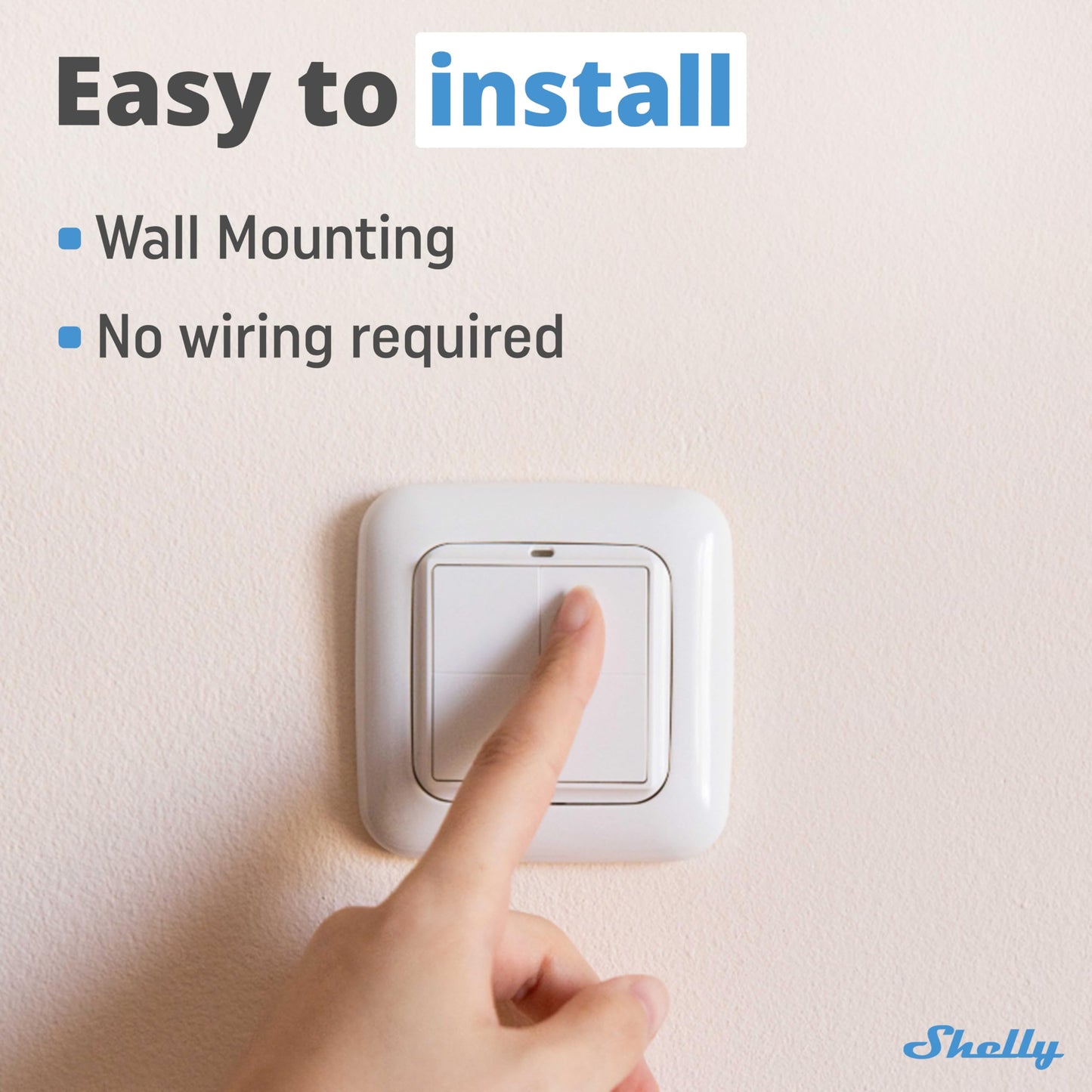 shelly Adattatore per interruttore a parete Shelly Gira e Merten - Shelly Wall Switch Adapter Gira and Merten