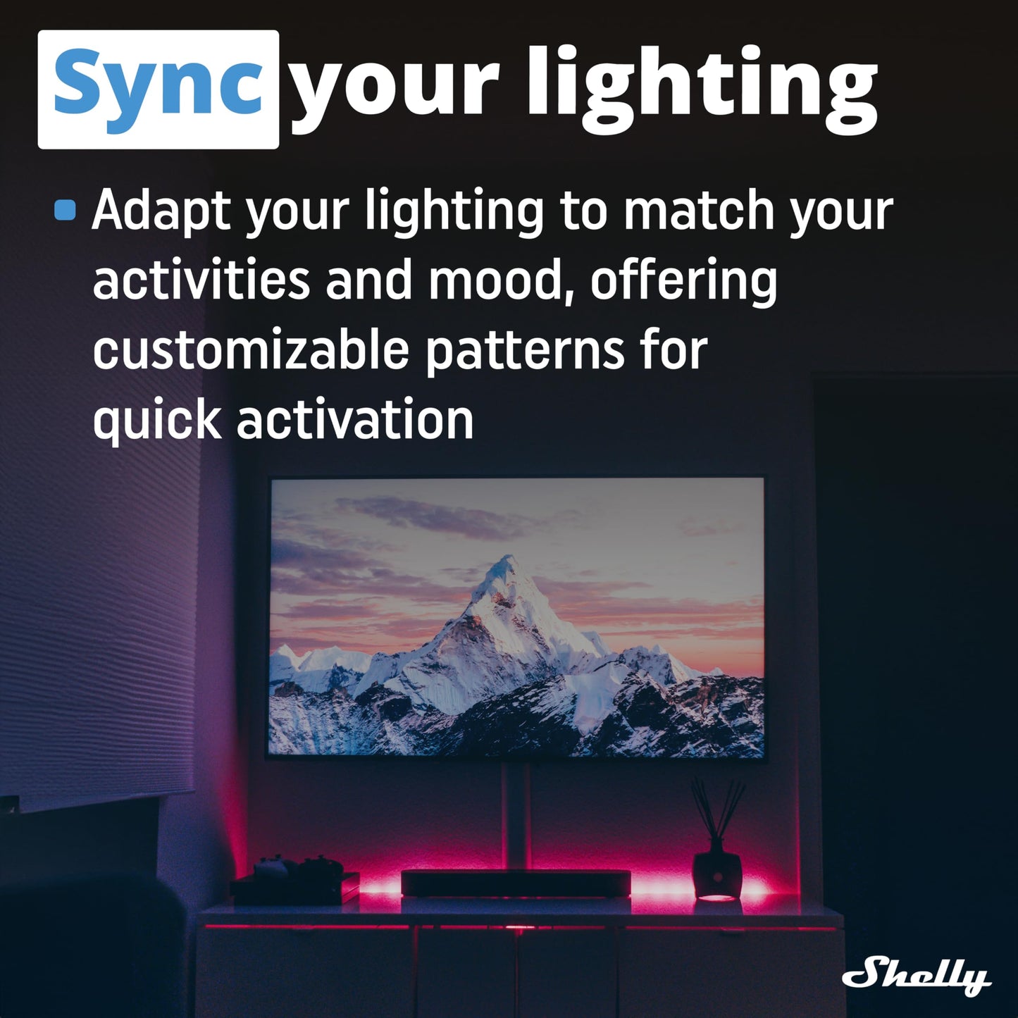 Shelly Plus RGBW PM, Modulo di controllo RGBW per strisce LED Wi-Fi & Bluetooth - 12-24 VDC, con Misuratore di consumo, Luce Bianca o Colorata Dimmerabile, Nessun Hub richiesto, App iOS Android