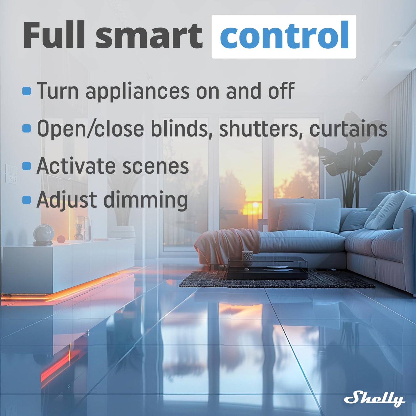 shelly Adattatore per interruttore a parete Shelly Gira e Merten - Shelly Wall Switch Adapter Gira and Merten