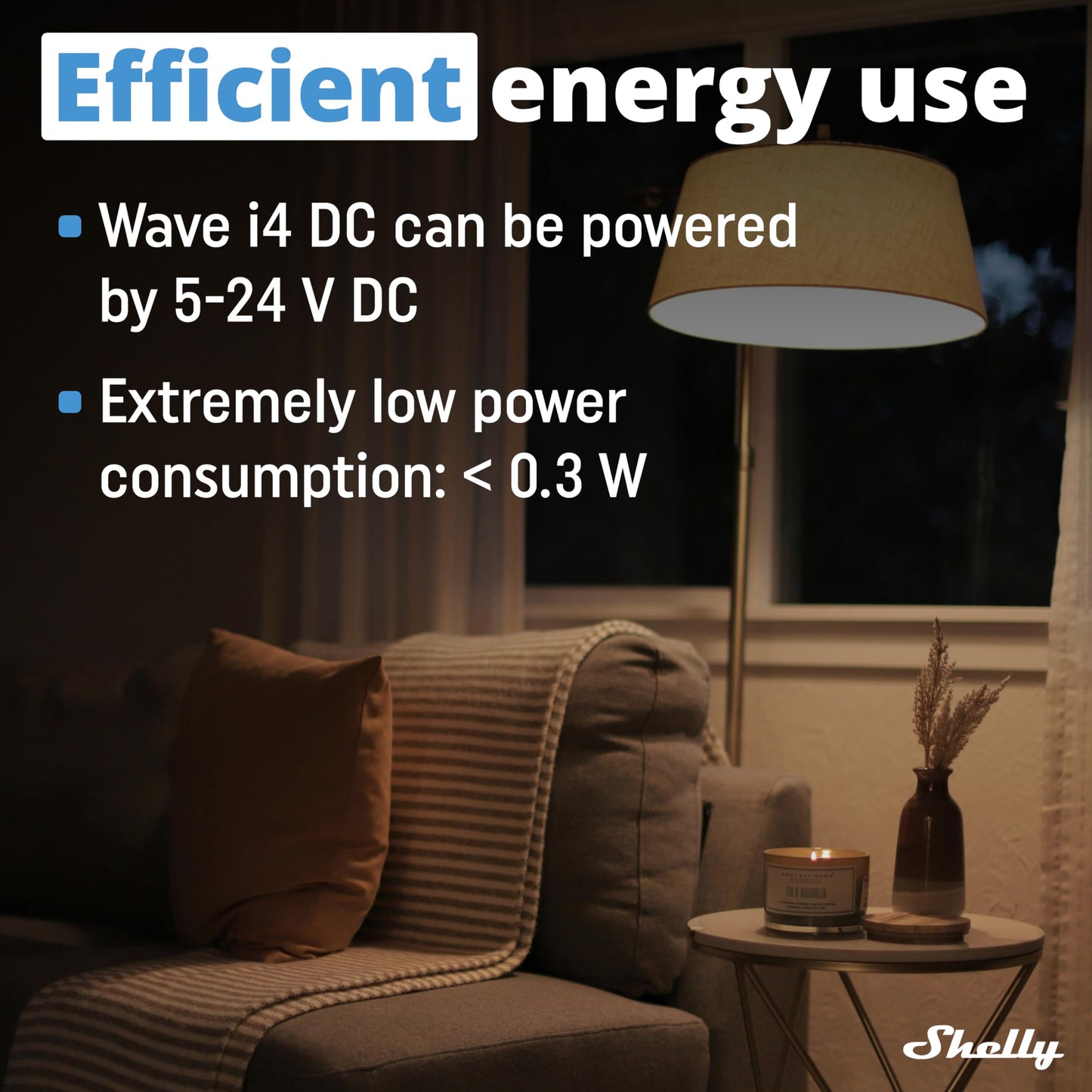 Shelly Wave i4, Modulo di Controllo Remoto Z-Wave con 4 Ingressi, Domotica, Senza Fili, Azioni e Scene intelligenti, Basso Consumo Energetico, Gamma Wireless Estesa