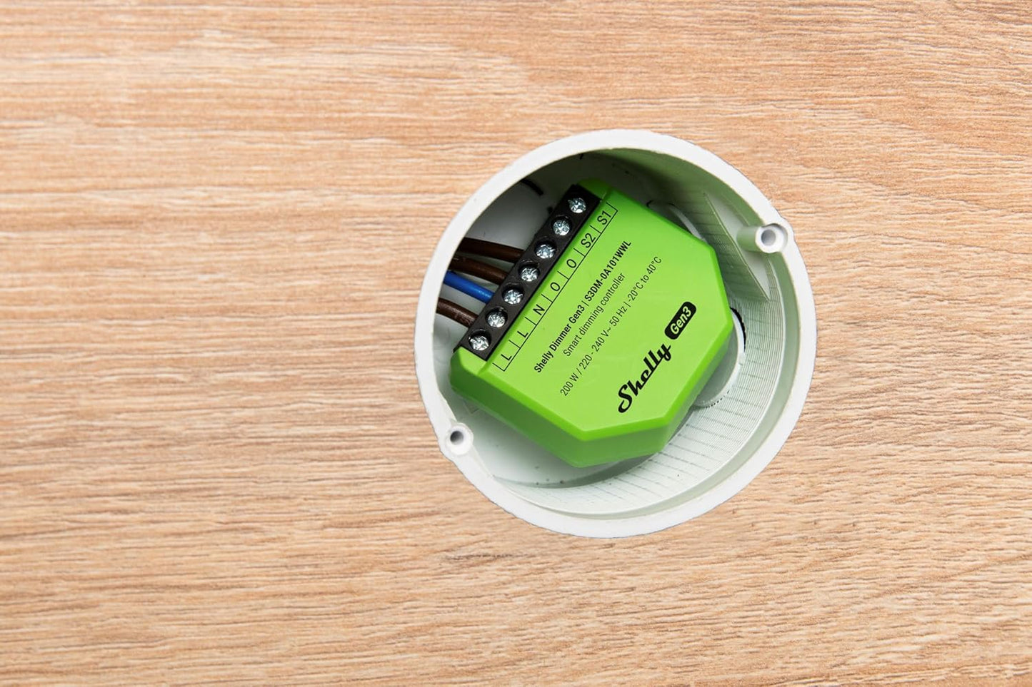 Shelly Dimmer Gen3, WLAN Smart Dimmer, automazione domestica, luci dimmerabili, strisce LED, senza conduttori neutri, pianificazioni intelligenti, nessun hub richiesto, iOS & Android, Alexa e Google