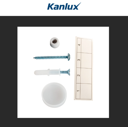 Kanlux Ideal Centralino da Parete 1x12P Compatibile con Sistemi Fotovoltaici IK10 Colore Grigio - mod. 38452
