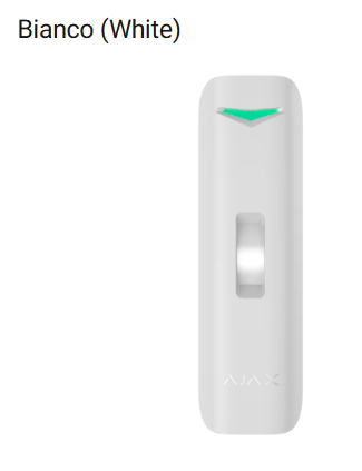 Ajax - Rilevatore di movimento a tenda wireless a doppia tecnologia da esterno e interno - Curtain Outdoor Mini Jeweller