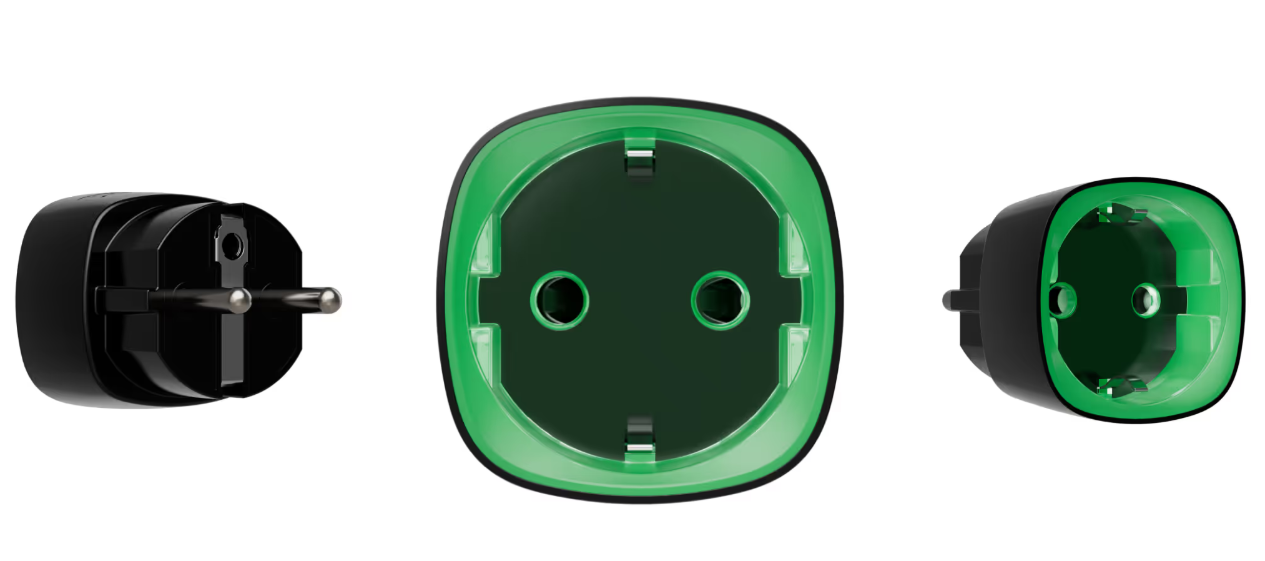 Ajax - Socket (type F) Jeweller - Presa intelligente con monitoraggio del consumo energetico 38210.34.BL1/38209.34.WH1