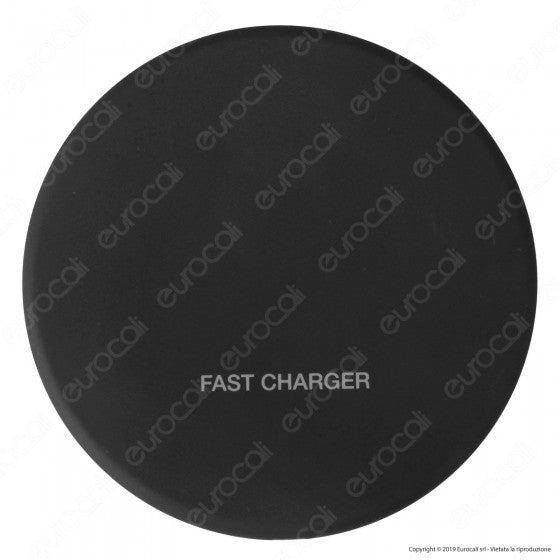 V-TAC VT-1210 CARICATORE WIRELESS COMPATIBILE CON RICARICA QI OUTPUT 10W COLORE NERO - SKU 7708 - Consegna in 1-5 giorni lavorativi