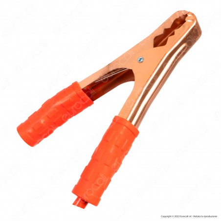 CFG Luce Quadra 400Amp Booster Cable 2 Cavi Elettrici con Morsetti Professionali per Batteria Auto 3 Metri - mod. ES037