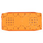 ECOVA SCATOLA DA INCASSO PER SERIE CIVILE 506 A 6 POSTI RETTANGOLARE IP40 - MOD. 27018 - CONFEZIONE DA 5 PEZZI