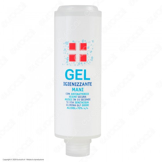 RICARICA PER DISPENSER A MURO FLACONE GEL ALCOOL ≥ 70% IGIENIZZANTE MANI CON ANTIBATTERICO - 300ML - Consegna in 1-5 giorni lavorativi