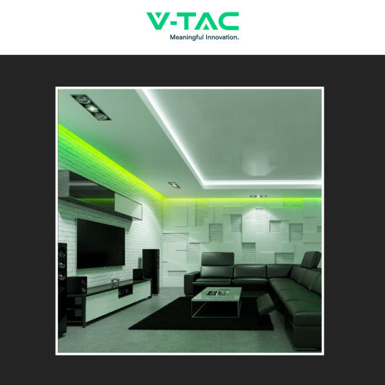V-TAC VT-5050 STRISCIA LED FLESSIBILE SMART RGB 65W SMD 60 LED/M 24V IP65 CON CONTROLLER E TELECOMANDO - BOBINA 5M - SKU 23146 - Consegna in 1-5 giorni lavorativi