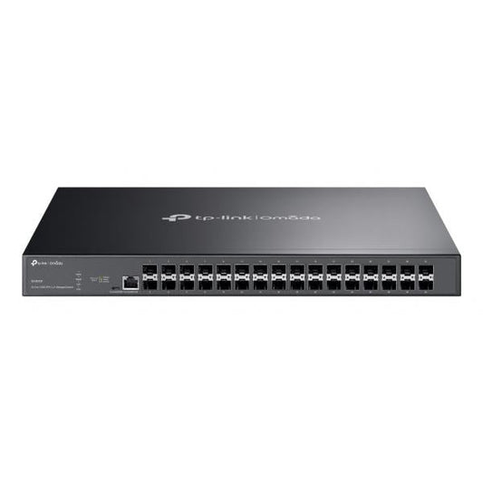TP-Link - SX3032F - Omada 32-Port 10GE SFP+ L2+ Managed Switch, 32 10G SFP+ Slots, RJ45/Micro-USB Console Port- SPEC: 1U 19-inch Rack-mountable Steel Case, Integration with Omada SDN Controller, Stat [SX3032F]