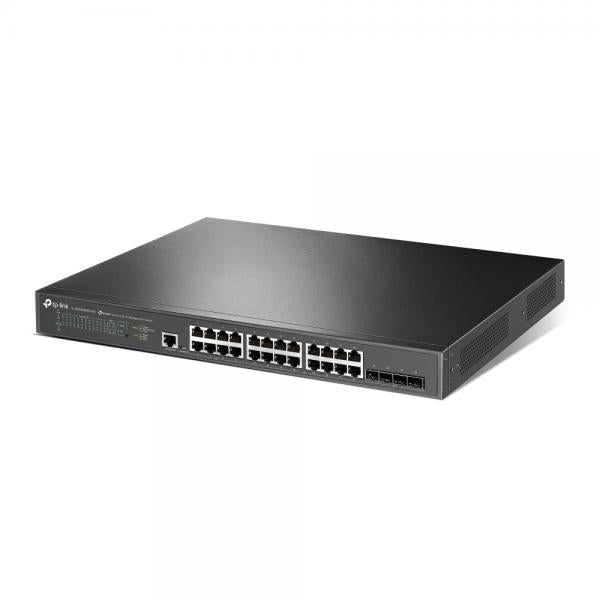 TP-Link Omada SG3428XPP-M2 switch di rete Gestito L2+ 2.5G Ethernet (100/1000/2500) Supporto Power over Ethernet (PoE) 1U Nero [SG3428XPP-M2]