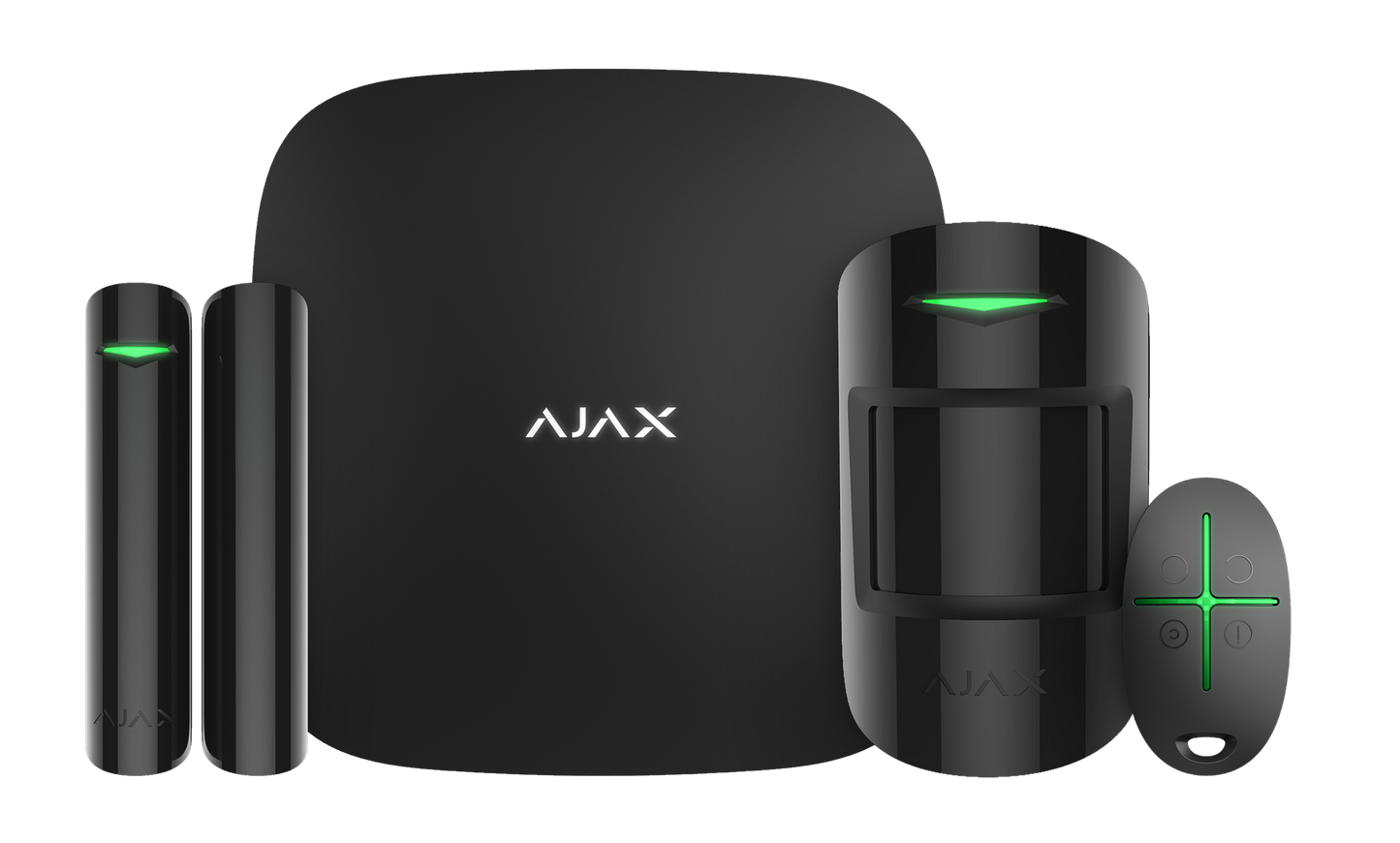Ajax - StarterKit  ASP Black (Hub + MotionPtotect + DoorProtect + SpaceControl)
