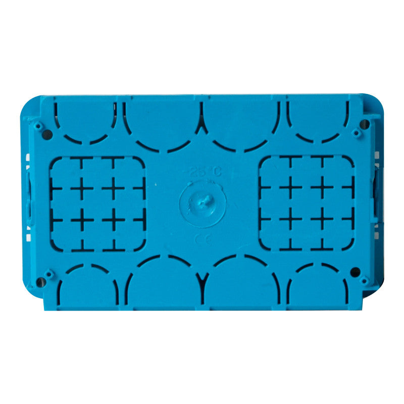 ECOVA SCATOLA DA INCASSO PER SERIE CIVILE 504 A 4 POSTI RETTANGOLARE IP40 - MOD. 27017 - CONFEZIONE DA 5 PEZZI