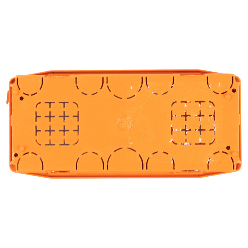 Ecova Scatola da Incasso per Serie Civile 506 a 6 Posti Rettangolare IP40 - mod. 27018 - Confezione da 5 pezzi