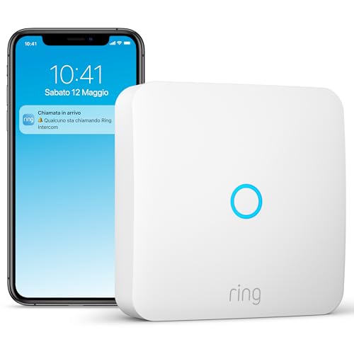 Ring Intercom di Amazon | Trasforma il tuo citofono in un sistema intelligente con apertura a distanza, audio bidirezionale, accesso per gli ospiti | Facile da installare | Compatibile con Alexa