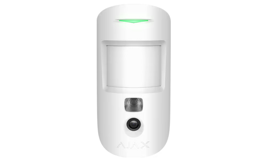 Ajax - Rilevatore di movimento wireless con foto-verifica degli allarmi e immunità degli animali domestici (  MotionCam  ASP ) 38191.23.BL1 - 38190.23.WH1