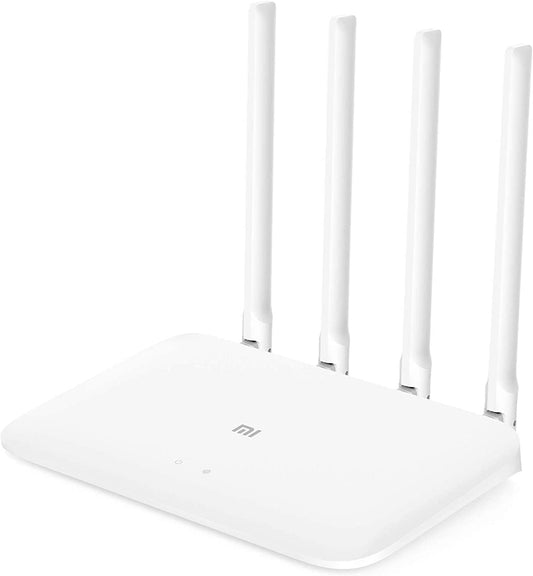 Xiaomi Mi Router 4C N300 Router Wi-Fi 300 Mbps a 2.4 GHz, 802.11b/g/n, 802.3/3u, RAM 64 MB, 4 Antenne, Xiaomi App, Fino a 64 Dispositivi