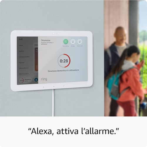 Echo Hub | Pannello di controllo per la Casa Intelligente con Alexa e schermo da 8” | Compatibile con migliaia di dispositivi