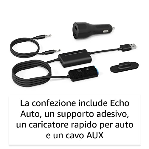 Echo Auto (2ª gen.) | Porta Alexa in auto con te