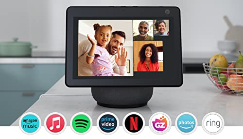 Echo Show 10 (3ª generazione) | Schermo intelligente in HD con movimento e Alexa, Antracite