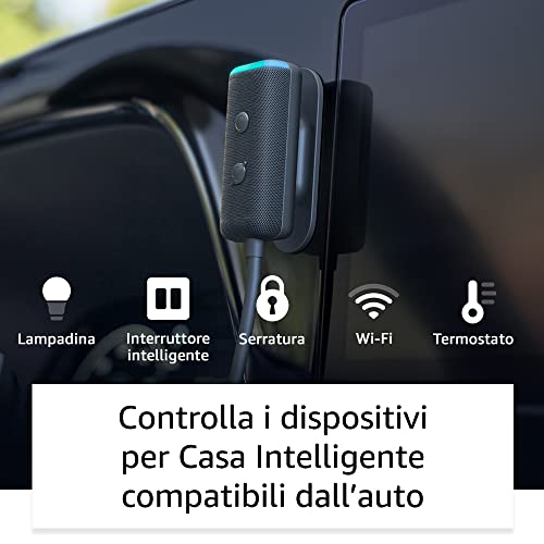 Echo Auto (2ª gen.) | Porta Alexa in auto con te