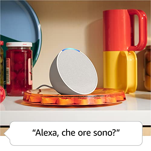 Echo Pop | Altoparlante Bluetooth intelligente con Alexa, compatto e dal suono potente | Antracite