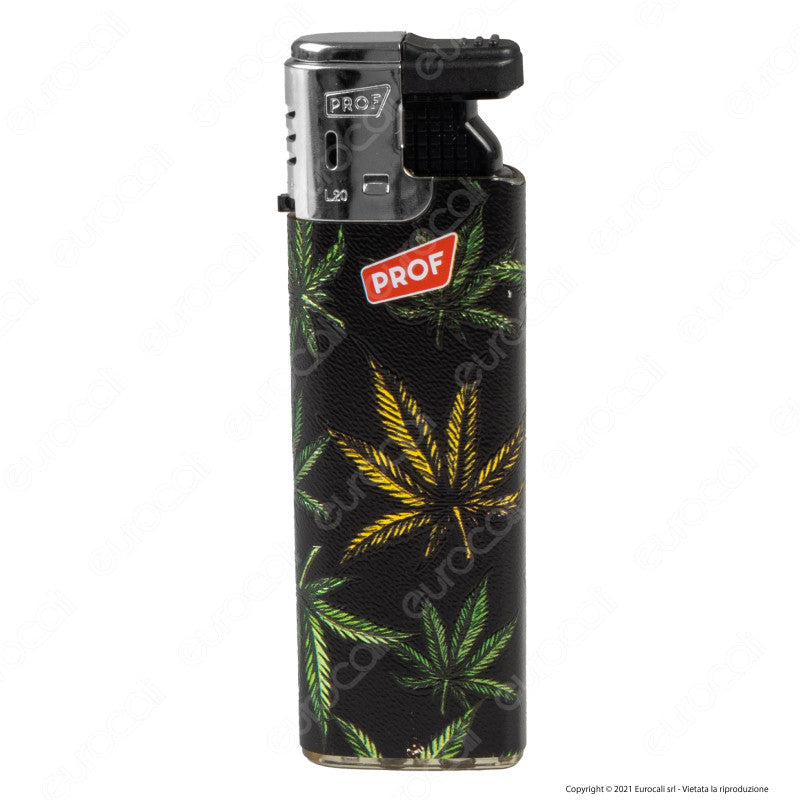 Accendini Turboflame Maxi Prof Fantasia Golden Leaves - Box da 50 Accendini