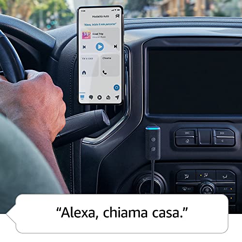 Echo Auto (2ª gen.) | Porta Alexa in auto con te