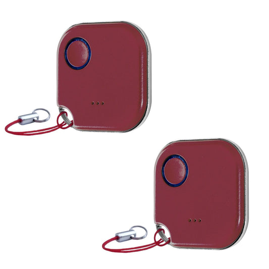 Shelly BLU Button1 | Confezione da 2 | Pulsante di azione e di attivazione delle scene controllato Bluetooth | Automazione domestica | App iOS Android | Lunga durata della batteria | Indicatore LED |
