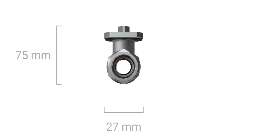 Ajax - WaterStop ½" (DN 15) Gioielliere - Valvola dell'acqua wireless con telecomando 52270.146.BL1/52271.146.WH1