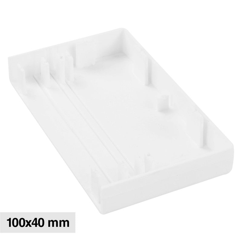 Elmark Tappo di Chiusura per Canaline Passacavi 100x40 in Plastica Bianca - mod. 562100406