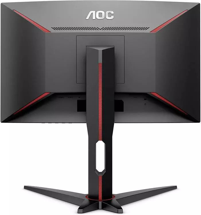 Monitor Aoc Gaming 27" Full Hd Curved Led 144hz C27g1 Hdmi Fhd Nero Rosso Curvo