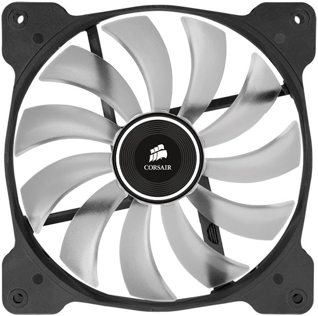 Corsair AF140 LED Quiet Edition Ventola da 140 mm, Flusso d'Aria Elevato,