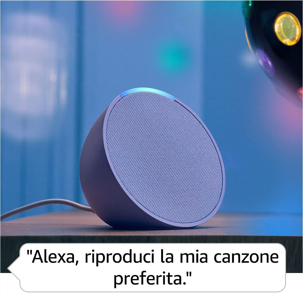 Echo Pop | Altoparlante Bluetooth intelligente con Alexa, compatto e dal suono potente | Antracite