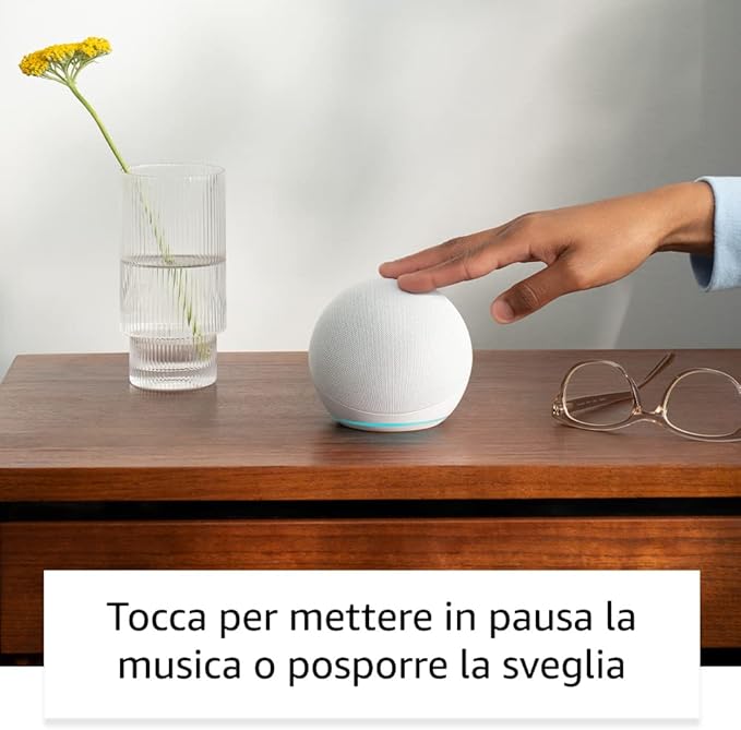 Echo Dot (5ª generazione, modello 2022) | Altoparlante intelligente Wi-Fi e Bluetooth, suono più potente e dinamico, con Alexa | Blu notte