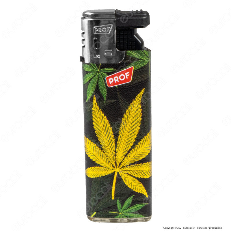 Accendini Turboflame Maxi Prof Fantasia Golden Leaves - Box da 50 Accendini