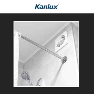 Kanlux Cyklon EOL100T Aspiratore da Canale 19W IPX4 con Timer di Spegnimento - mod. 70938