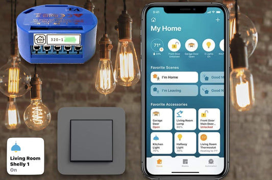 HomeKit Shelly 1 Switch compatible by HomekitBG
