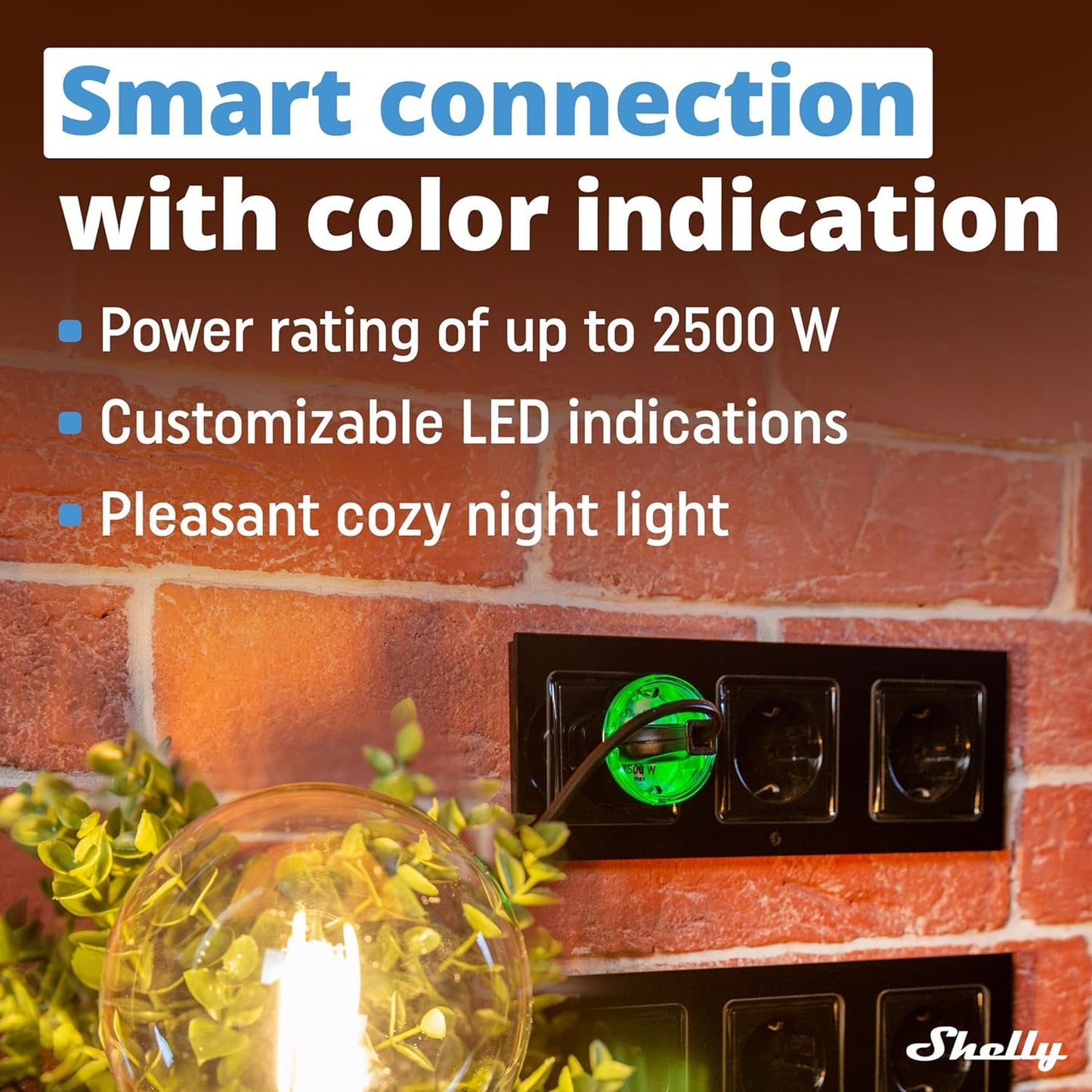 Shelly Plus Plug Schwarz 5er Set - Smart Steckdose - Intelligente Steckdose Funktioniert mit Alexa & Google Home,