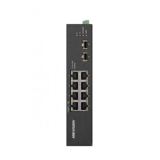 Hikvision DS-3T0510HP-E/HS switch di rete Non gestito Gigabit Ethernet (10/100/1000) Supporto Power over Ethernet (PoE) Nero [DS-3T0510HP-E/HS]