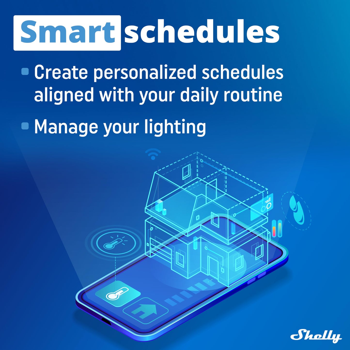 Shelly Wave 1, Interruttore Smart Relay Z-Wave con Contatti Puliti, 16A, Controllo Remoto per Luci e Porta del Garage, Basso Consumo Energetico, Ripetitore di Rete, Alta Affidabilità, SmartStart