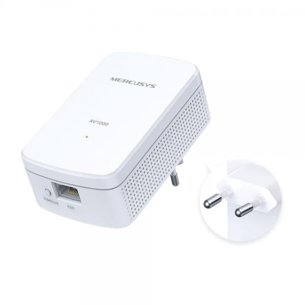 Mercusys MP500 KIT adattatore di rete PowerLine 1000 Mbit/s Collegamento ethernet LAN Bianco 2 pz [MP500KIT]
